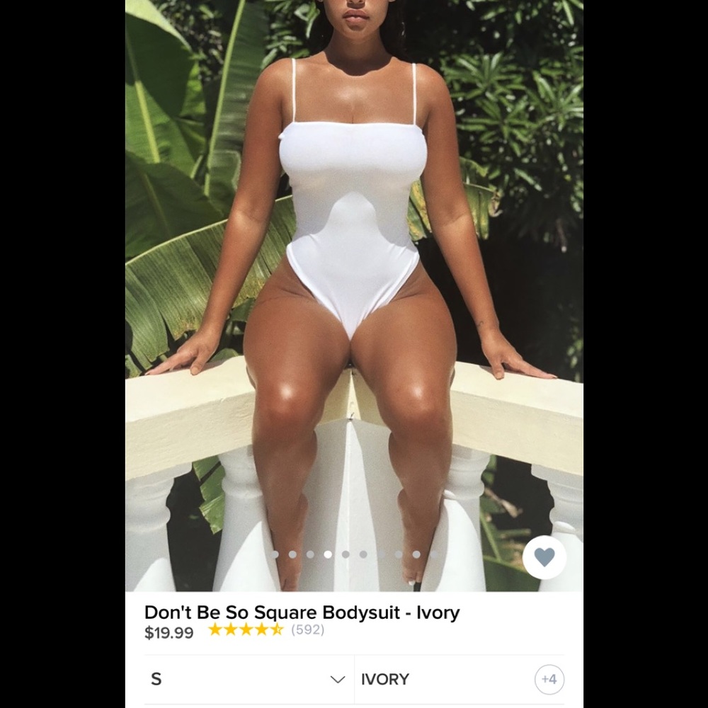 Fashion Nova Don’t Be So Square Bodysuit ❤️